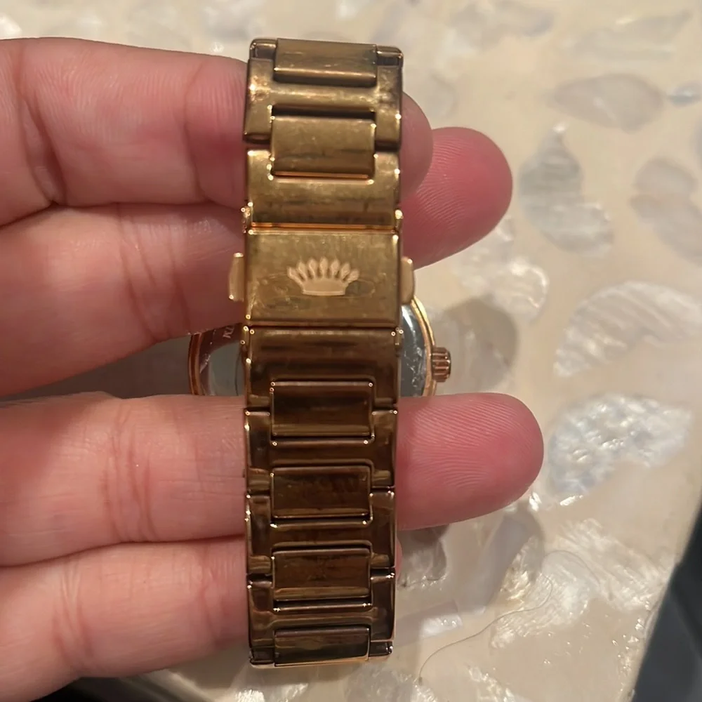 Juicy Couture Luxe Ladies Watch Rose Gold Stone Set
